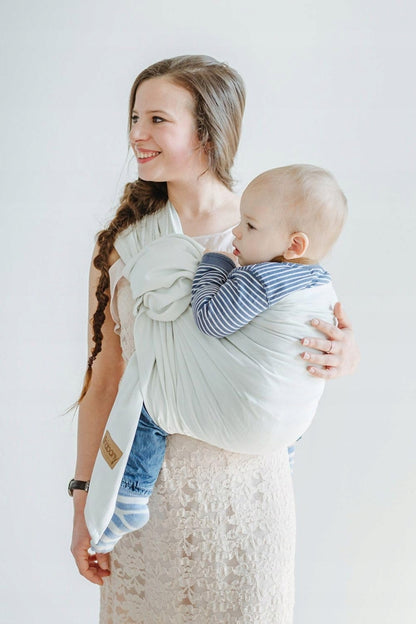 SHABANY écharpe à anneaux pour porter bébé COTON BIOLOGIQUE