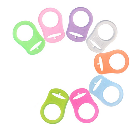 BABY poignées en silicone pour chaînes de sucette 8 pièces