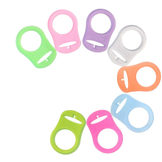 BABY poignées en silicone pour chaînes de sucette 8 pièces