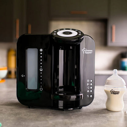 TOMMEE TIPPEE Perfect Prep EKSPRES DO MLEKA 2 min. czarny podgrzewacz do mleka z butelką