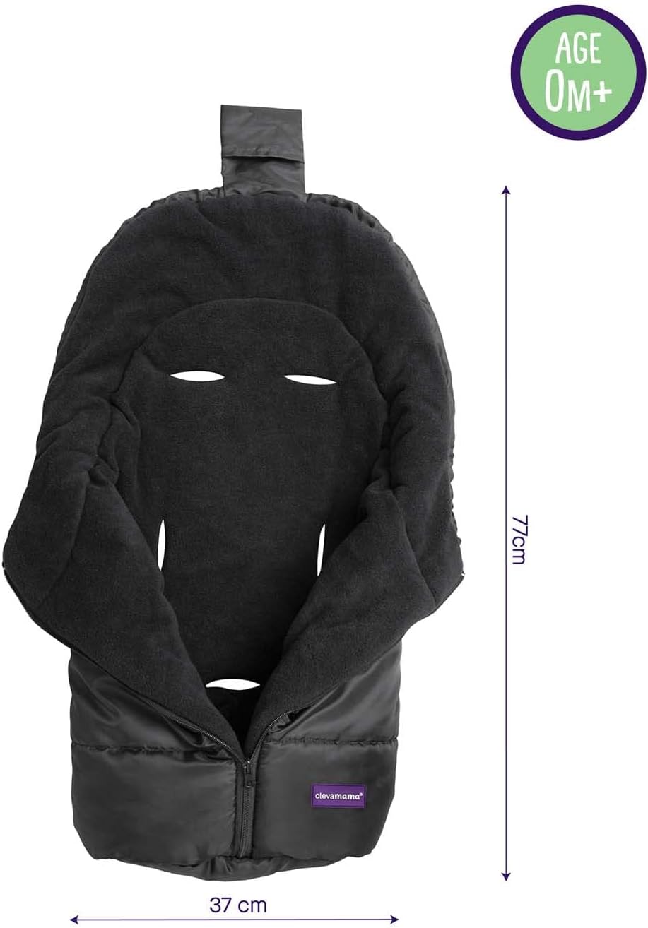 CLEVAMAMA sleeping bag for car seat gr0