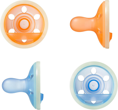 TOMMEE TIPPEE Sucette apaisante Breast Like x4 6-18 mois LUMINEUSE