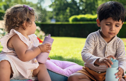 NUK Mini-Me Sip Stahlflasche mit hartem Mundstück, 300 ml, ab 9 Monaten, FUCHS – Produktfoto 4