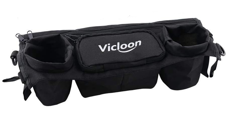 VICLOON organiseur universel pour poussette 13 x 45 cm
