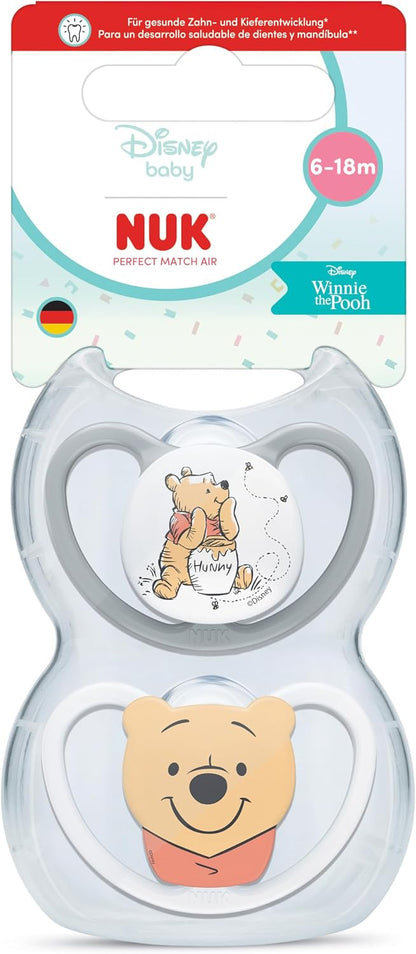 NUK Perfect Match Air cumlík 6-18m x2 DISNEY