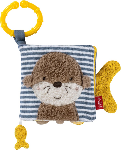 FEHN Lontra Theo livrinho sensorial com espelho PENDENTE 11 x 11 cm