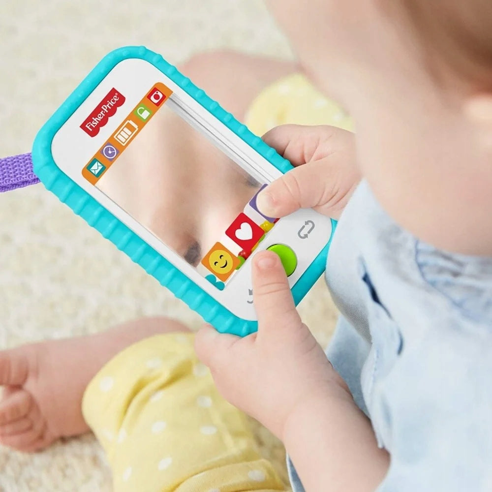 FISHER-PRICE GML96 smartfon gryzak grzechotka lusterko