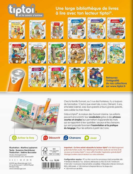 RAVENSBURGER TIPTOI książka do długopisu interaktywnego WERSJA FRANCUSKA