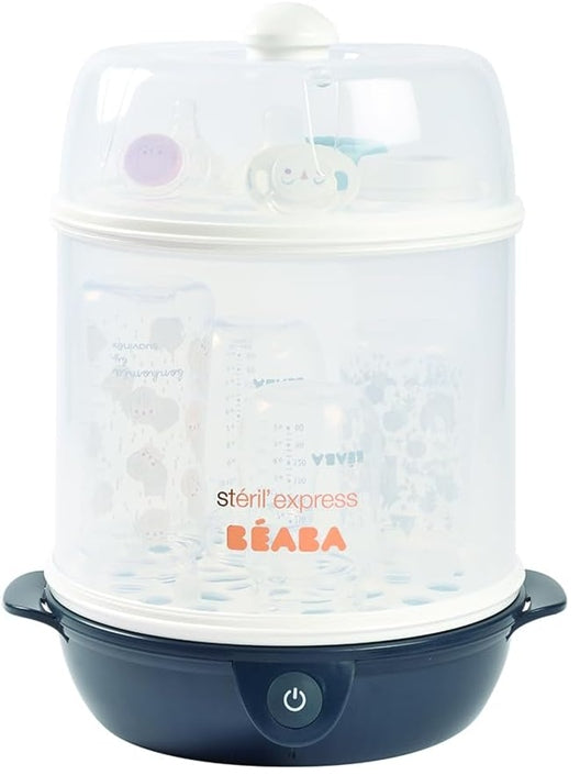 BEABA Steril'Express 2în1 STERILIZATOR CU ABURI + pensetă și măsură