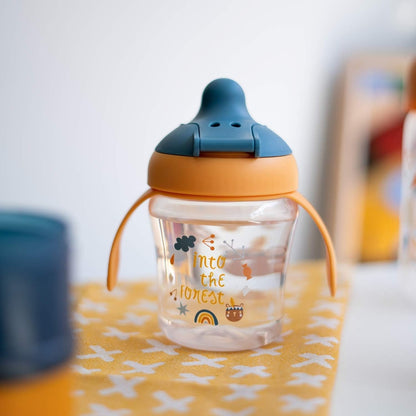 SUAVINEX Learning Cup hrnek proti rozlití s tvrdým náustkem 200 ml 6 m+