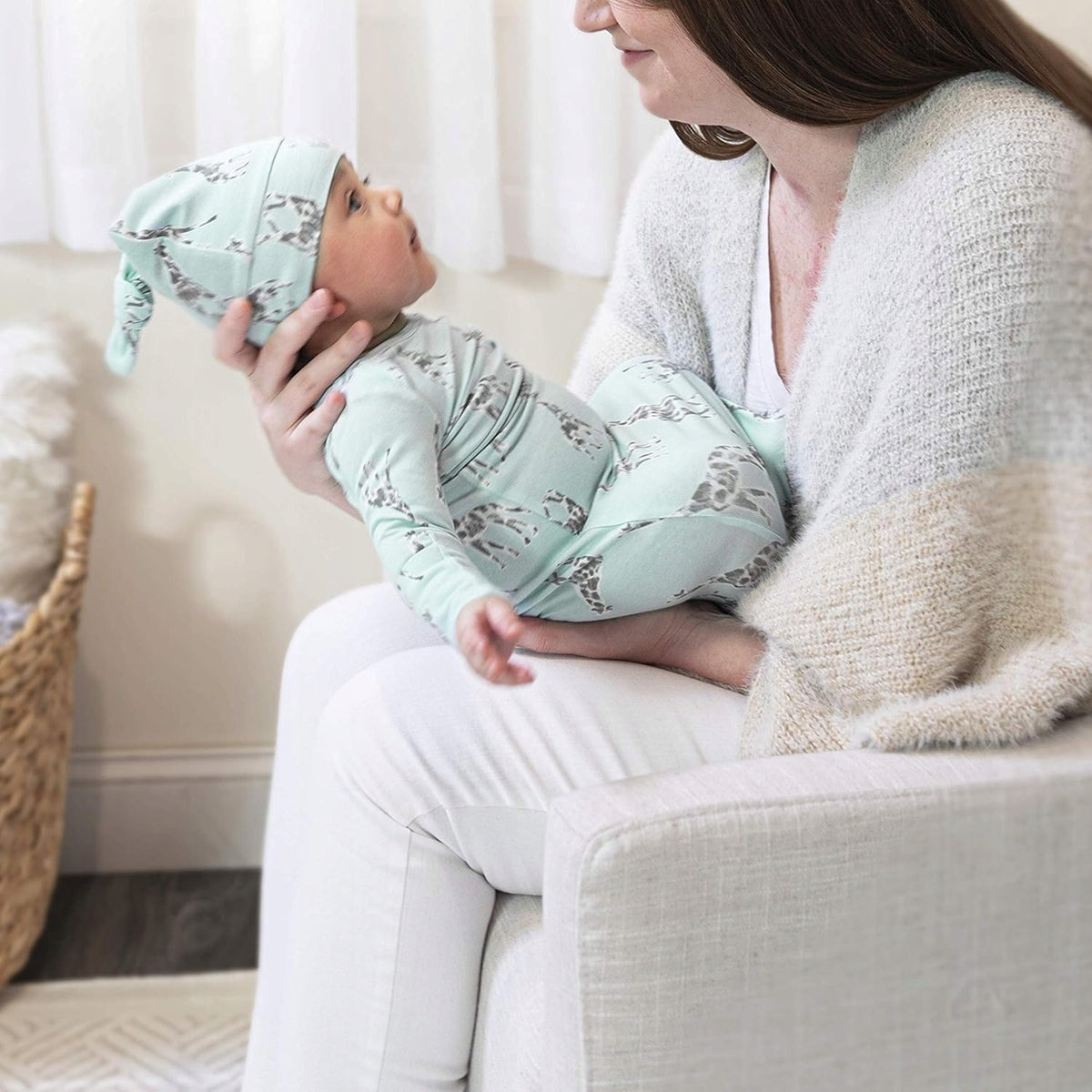 ADEN+ANAIS gigoteuse emmaillotage + bonnet 0-3 mois