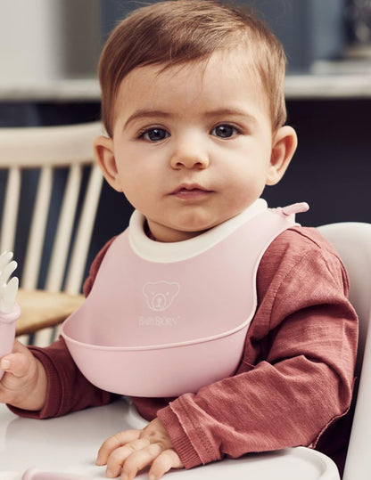 BABYBJORN bavoir en silicone avec poche x2 SMALL