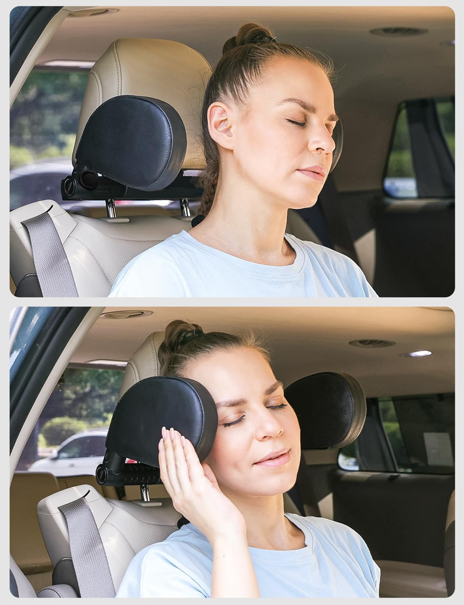 AIPWERER Auto-Kopfstütze 14–28 cm, 180° verstellbar – Produktfoto 4