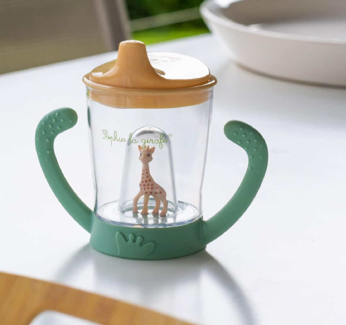 VULLI Sophie la Girafe kubek niekapek z ustnikiem 180 ml 6 m+
