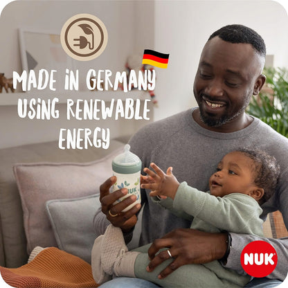 NUK for Nature zestaw 2 x butelka + smoczek kontrola temperatury