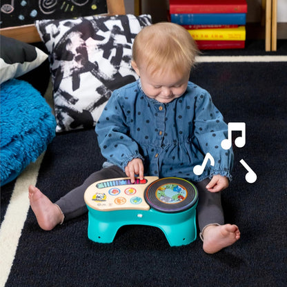BABY EINSTEIN DJ Discovery consola de madeira tátil 50 melodias e sons