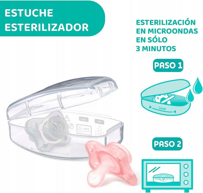 CHICCO PhysioForma smoczek x2 2-6m MINI SOFT