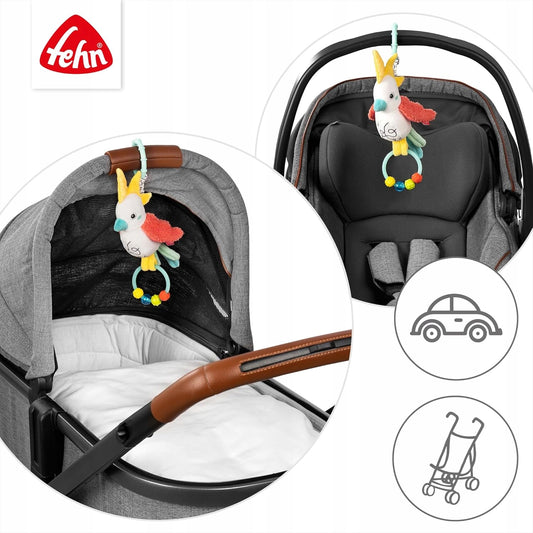 Fehn Dobabydoo papuga 049060 — grafika producenta z zawieszką sensoryczną