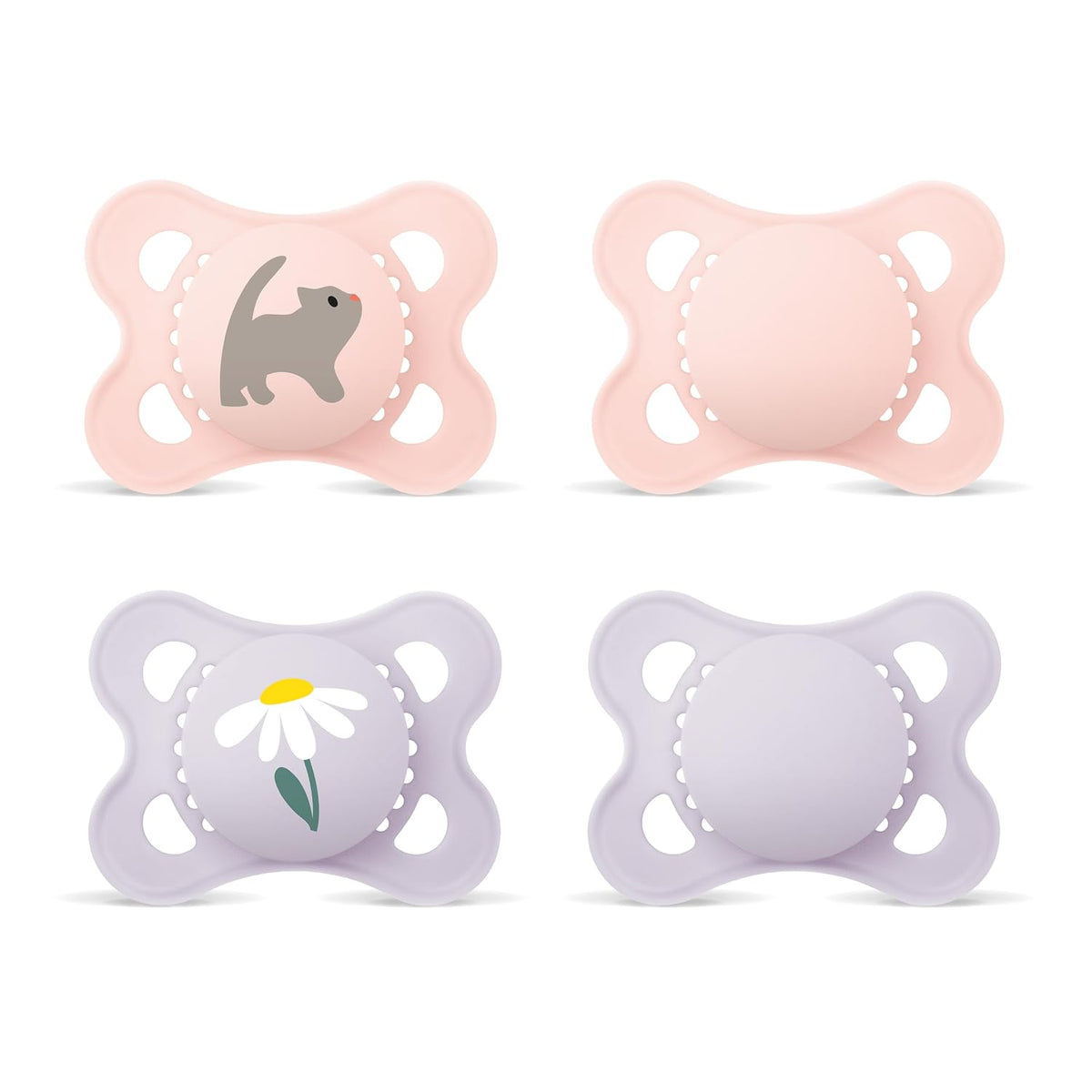 MAM Original suzete de calmare din silicon 0-6 luni x4