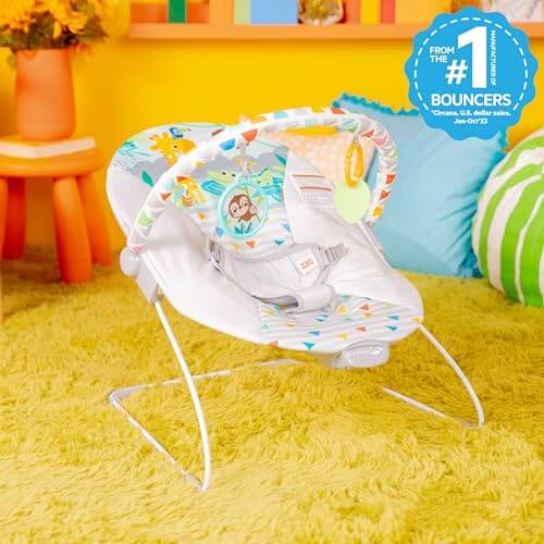 Bright Starts Safari Fun bouncer for babies