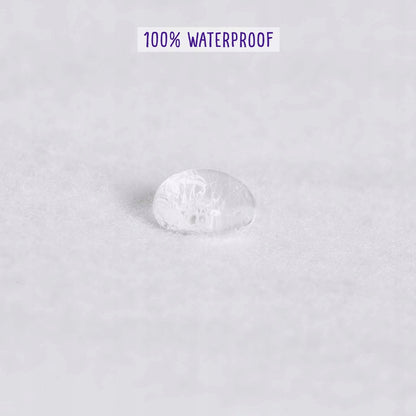CLEVAMAMA prześcieradło wodoodporne 60x120, 100% waterproof ochraniacz na materac do łóżeczka
