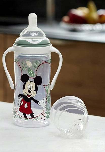 TIGEX Biberon Mickey Mouse avec 3 vitesses de débit 6 m+ 300 ml