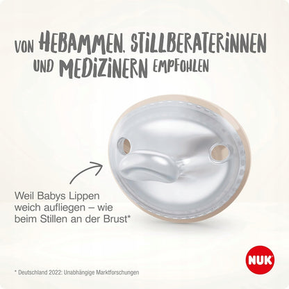 NUK MommyFeel smoczek uspokajający x2 0-9msc