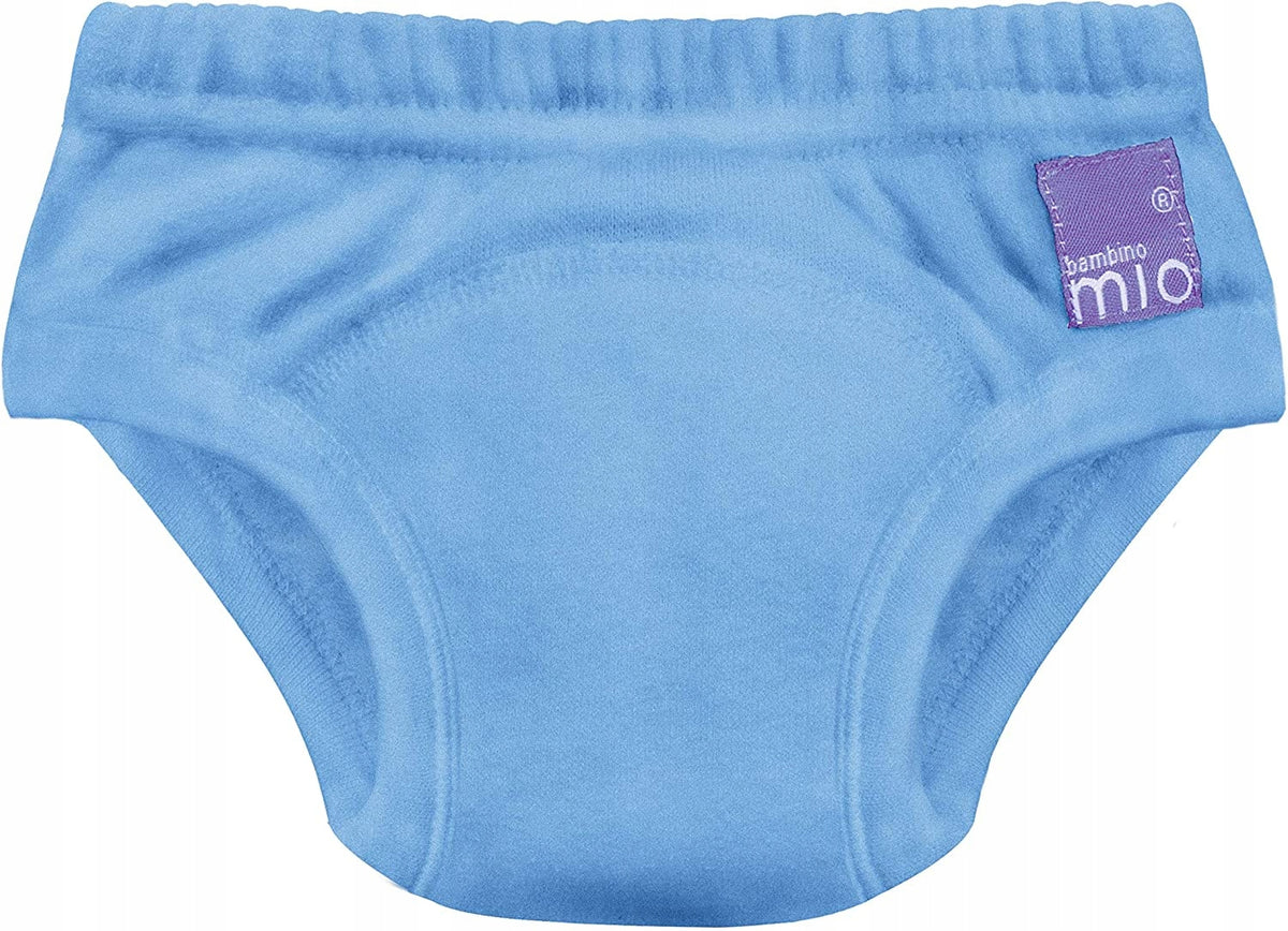 BAMBINO MIO majtki treningowe niebieskie 18-24msc, widok z przodu, dla dziecka 18-24 miesiące