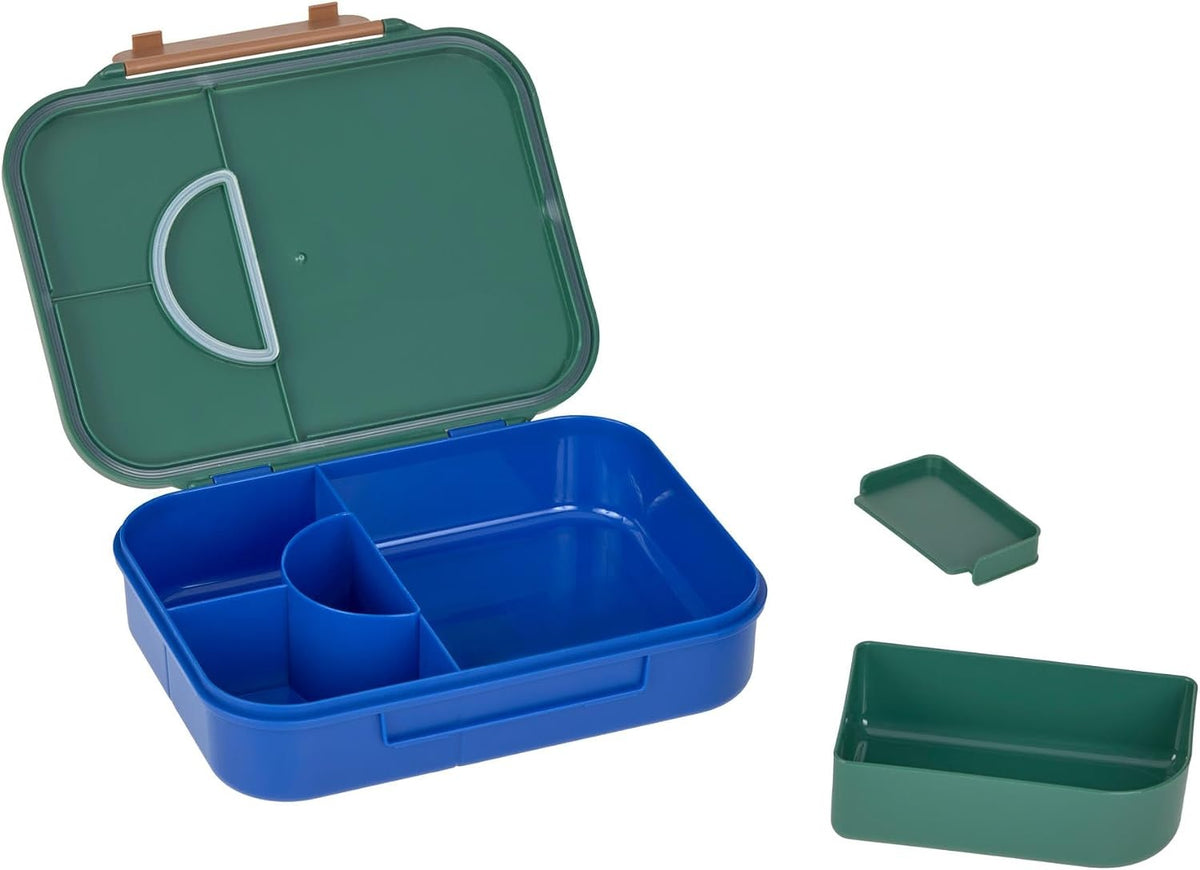 LÄSSIG Bento boîte à goûter compartimentée 17 × 21 cm Arc-en-ciel