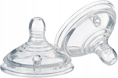 TOMMEE TIPPEE smoczek do butelki CLOSER TO NATURE 3msc+ x2