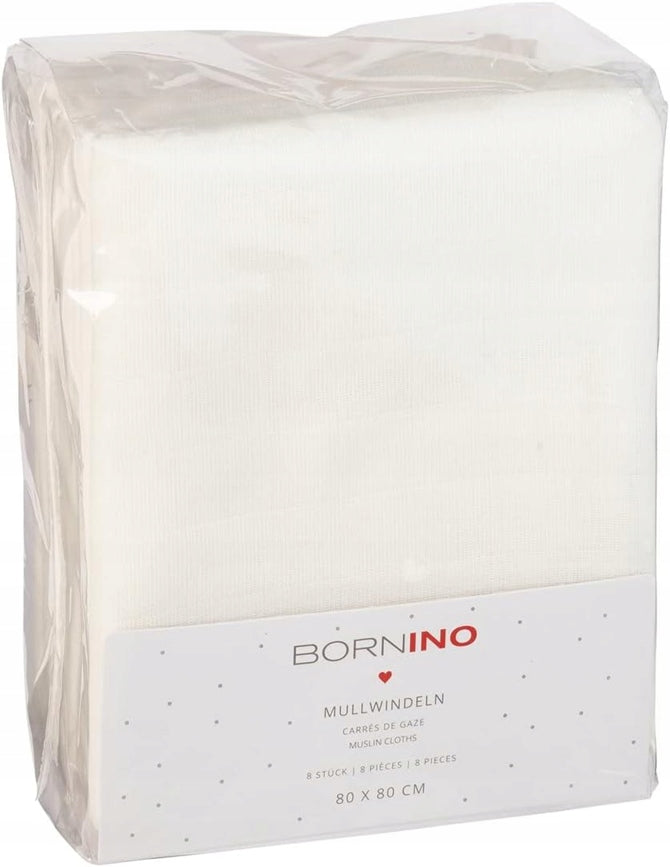 BORNINO langes en mousseline 80x80 x8
