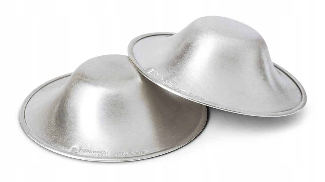 SILVERBELL nakładki na brodawki ze srebra – lekkie, anatomiczne osłonki do karmienia piersią