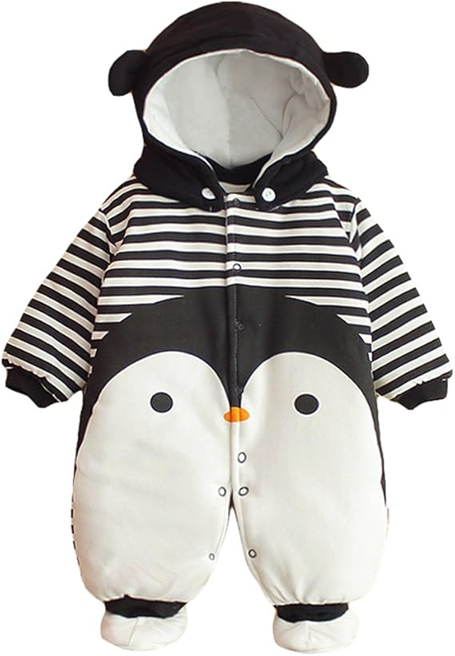 VINE Baby-Overall mit Kapuze 6–9 Monate PINGWIN