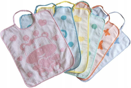 BUBABU bavoir en coton x6 33x39cm