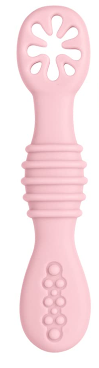 VICLOON Sticky Spoon silikonowa łyżeczka 2,5 x 10 cm 4 m+ różowa