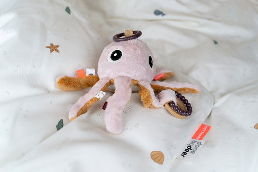 DONE BY DEER suspension pour poussette, lit bébé vibrante MÉDUSE JELLY 20 cm