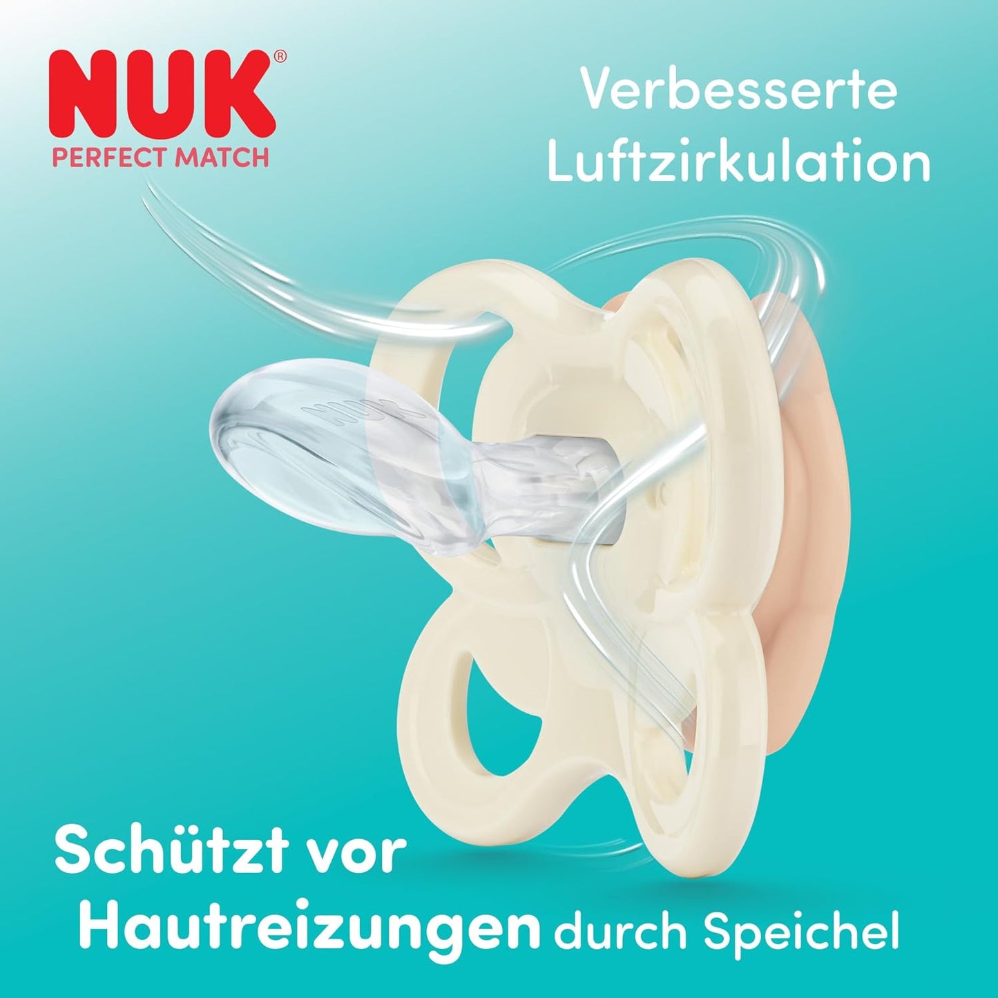 NUK Winnie Puuh Air Silikon-Schnuller 0–6 Monate, 2er-Pack – Produktfoto 3