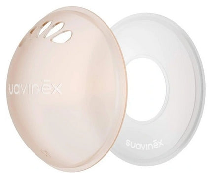 SUAVINEX coquilles d’allaitement pour recueillir le lait + coquilles de protection