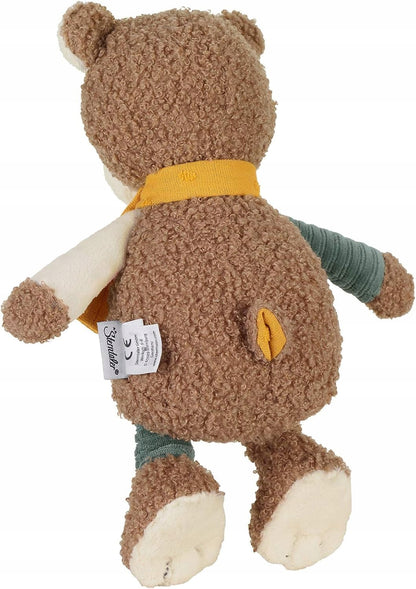 STERNTALER Kuscheltier aus Baumwolle mit Rassel, 23 cm, TEDDY BEN – Produktbild 3