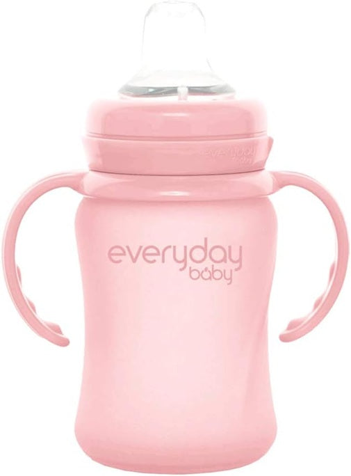 EVERYDAY BABY Tasse d'apprentissage en verre anti-fuite 150 ml 6 mois+
