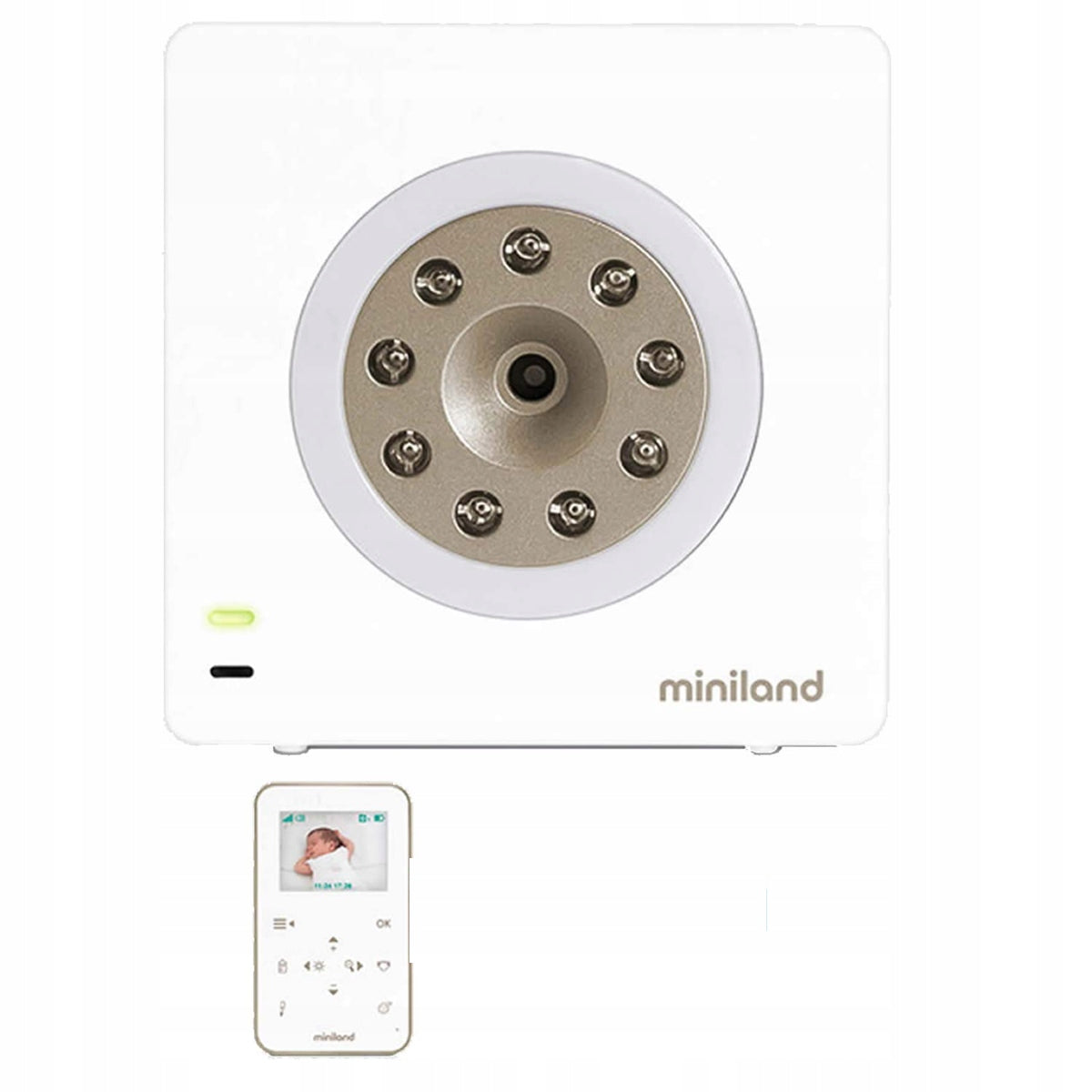 MINILAND caméra supplémentaire pour babyphone DIGIMONITOR 2.4 + support