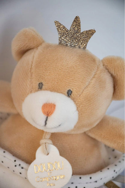 DOUDOU et COMPAGNIE doudou Roi Ours 20 cm