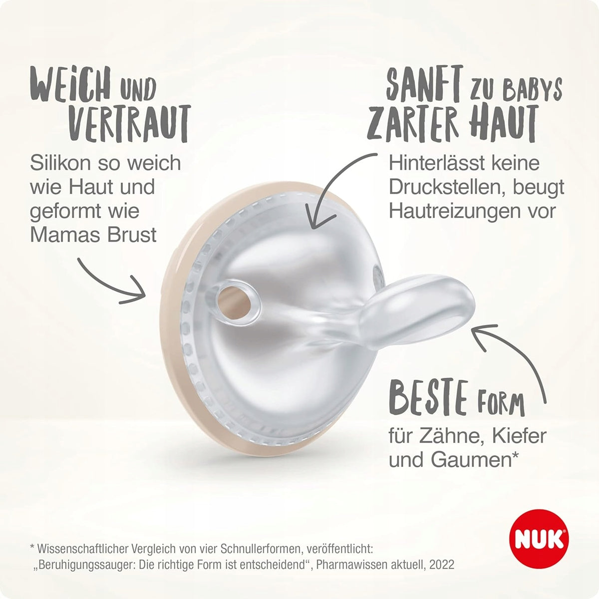 NUK MommyFeel smoczek uspokajający x2 0-9msc
