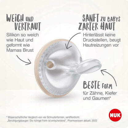 NUK MommyFeel smoczek uspokajający x2 0-9msc