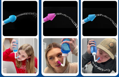 MAOEVER Nasal 300 irrigateur nasal pour enfants et adultes 3 embouts 300 ml
