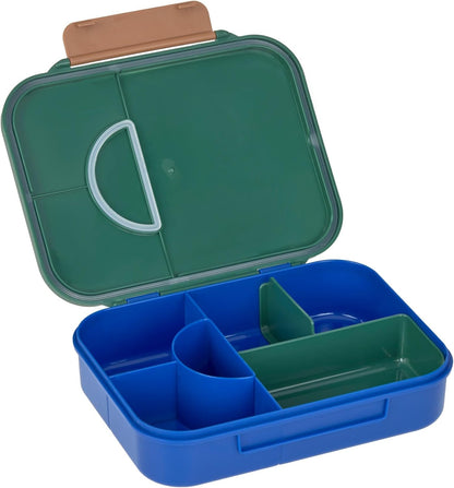LÄSSIG Bento boîte à goûter compartimentée 17 × 21 cm Arc-en-ciel