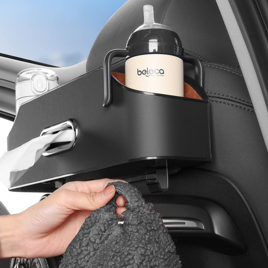 CARODI organiseur de voiture multifonctionnel pour bouteilles, lingettes, accessoires