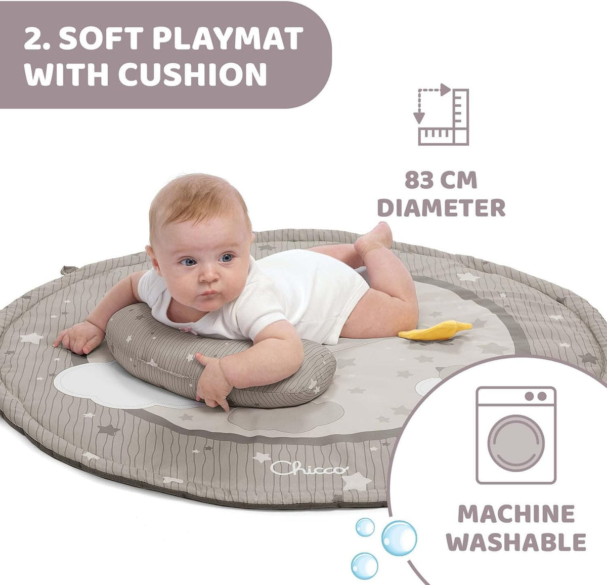 CHICCO Enjoy Colors Gym mata edukacyjna 3w1 +  projektor