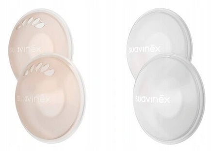 SUAVINEX coquilles d’allaitement pour recueillir le lait + coquilles de protection