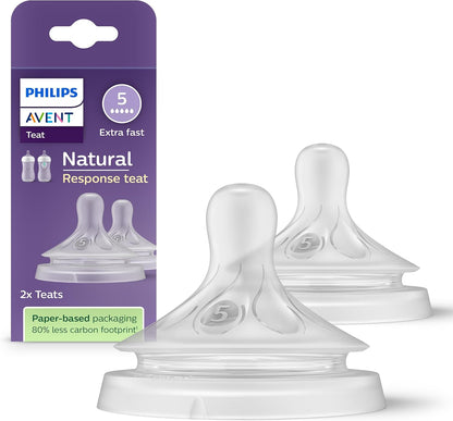 PHILIPS AVENT Natural Response θηλές ροής 5 extra fast x2